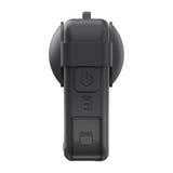 Puluz PU790B - Coque silicone et cache-objectif DJI Osmo 360 : dragonne