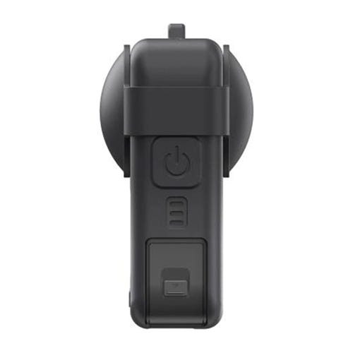 Puluz PU790B - Coque silicone et cache-objectif DJI Osmo 360 : dragonne