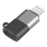 Puluz - Adaptateur OTG PU649B USB-C vers Lightning pour iPhone et iPad : branché iPhone