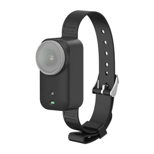 Puluz PU1062B - Bracelet silicone et collier animal pour DJI Osmo Nano (noir) - visuel 1