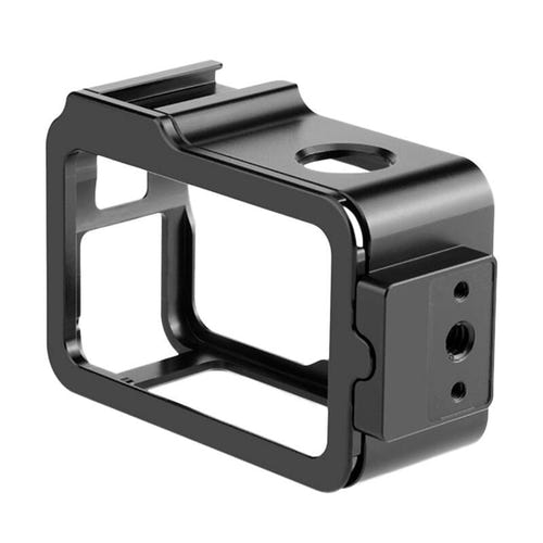 Puluz - Cage en métal PU928B avec griffe porte-accessoire pour DJI Osmo Action 4 / 3 : caméra dans cage