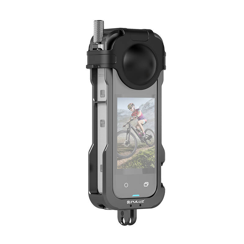 Puluz - Cage de protection en métal PU981B avec cache-objectif pour Insta360 X4 - visuel 1