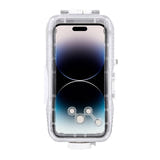 Puluz - Caisson étanche 40 m PU9116W pour iPhone (blanc) : façade verre commandes