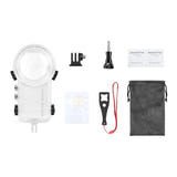 Puluz - Caisson étanche de plongée PU977T pour Insta360 X4 (50 m) : accessoires fournis