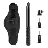 Puluz - Ceinture photo PU907 avec perche à selfie pour caméra sport (28-111 cm) : portée dos