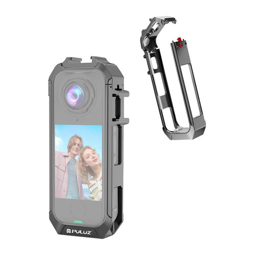 Puluz - Coque de protection en métal PU1063H pour Insta360 X4 Air (gris) : grise