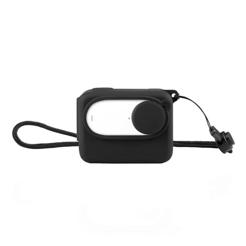 Puluz - Coque de protection PU866B avec cache-objectif pour Insta360 GO 3 (noir)