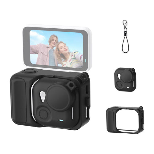 Puluz - Coque silicone PU1061B pour Insta360 GO Ultra (noir)
