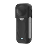 Puluz - Coque en silicone PU757B avec cache d'objectif pour Insta360 X5 (noir) : inclus