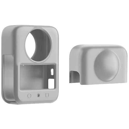 Puluz - Coque silicone avec cache-objectif PU783H pour DJI Osmo 360 (gris) - visuel 1