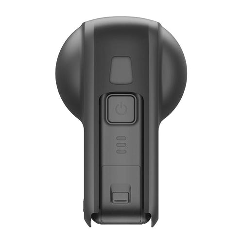 Puluz - Coque silicone avec cache-objectif PU789B pour DJI Osmo 360 (noir) : caméra protégée en main