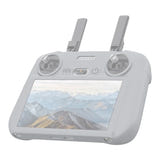 Puluz - Coque de protection en silicone PU888B pour DJI RC 2 (gris) : profil radiocommande