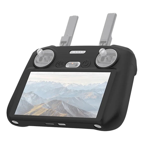 Puluz - Coque de protection en silicone PU888B pour DJI RC 2 (noir) : découpes commandes