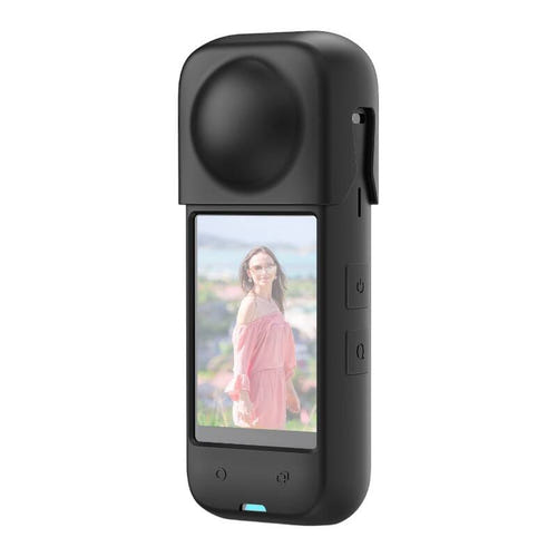 Puluz - Coque de protection silicone PU985B pour Insta360 X4 (noir)