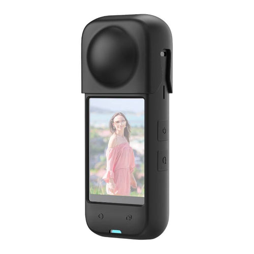 Puluz - Coque de protection silicone PU985B pour Insta360 X4 (noir)