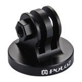 Puluz - Adaptateur de fixation filetage 1/4 CNC pour caméras d'action : vue dessus