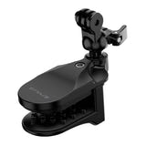 Puluz PU927B - Support pour casque, caméras d'action DJI et GoPro (noir) - visuel 1