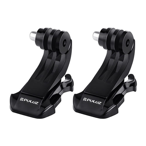 Puluz - Fixation J-Hook PU20 pour caméra sport GoPro, DJI, Insta360 (lot de 2) : paire