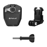 Puluz - Fixation pare-brise de moto pour caméra sport (noir) : montée pare brise