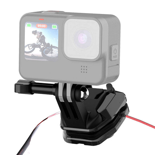 Puluz - Fixation pare-brise de moto pour caméra sport (noir) : pince pare brise moto