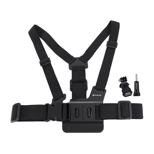 Puluz - Harnais de poitrine PU26 avec fixation J-Hook pour caméra sport