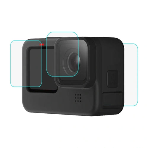 Puluz PU507 - Kit verres trempés écran et objectif GoPro HERO12/11/10/9 : hero 9 10 11 12