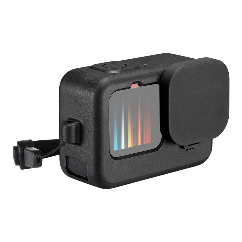 Puluz - Housse en silicone PU540B pour GoPro Hero 9 / 10 / 11 / 12 (noir) - visuel 1