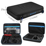 Puluz - Kit de 43 accessoires avec mallette pour caméras sport PKT47 : fixation casquette