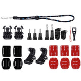 Puluz - Kit de 43 accessoires avec mallette pour caméras sport PKT47 : harnais poitrine