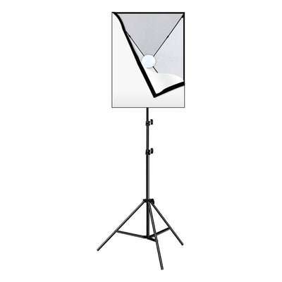 Puluz - Kit studio softbox 50 × 70 cm avec trépied et ampoule LED PU5070EU