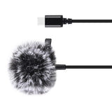 Puluz - Micro-cravate filaire PU425 USB-C avec clip (câble 1,5 m) : vêtement détail
