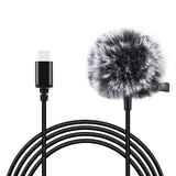Puluz - Micro-cravate filaire PU425 USB-C avec clip (câble 1,5 m)