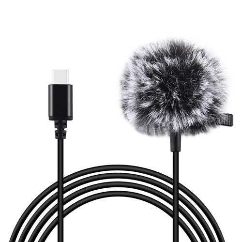 Puluz - Micro-cravate filaire PU425 USB-C avec clip (câble 1,5 m)