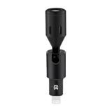 Puluz PU615B - microphone condensateur omnidirectionnel pour smartphone : gros plan capsule fourrure