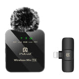 Puluz 8-Pin - Micro cravate sans fil pour iPhone et iPad : microphone cravate sans fil Puluz iPhone iPad
