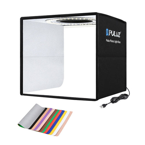 Puluz - Mini studio photo LED PU5025B avec 6 fonds double face (12 couleurs) (vue 1)