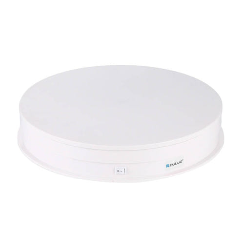 Puluz - Plateau tournant électrique 30 cm USB PU3049W (blanc)