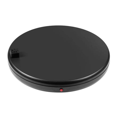 Puluz - Plateau tournant 45 cm avec prise intégrée PU3147EU (noir) : télécommande incluse