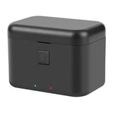 Puluz Boîtier de charge Insta360 X5 - étui de protection noir : vue ouverte