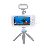 Puluz PU9010W - coque étanche 45 m pour iPhone, photo et vidéo sous l'eau : transparente vue