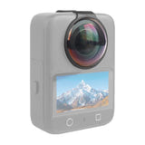 Puluz - Protection d'objectif en verre trempé PU791B pour DJI Osmo 360 (noir) : détail verre trempé