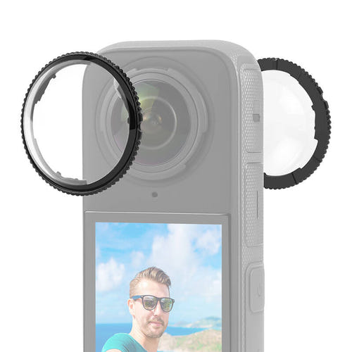 Puluz - Protection d'objectif en verre optique PU988T pour Insta360 X4 : paire protections x4