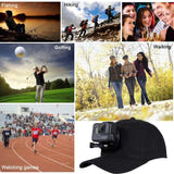 Puluz PU195 - Casquette avec fixation pour caméra sportive DJI, GoPro et Insta360, noire - visuel 9