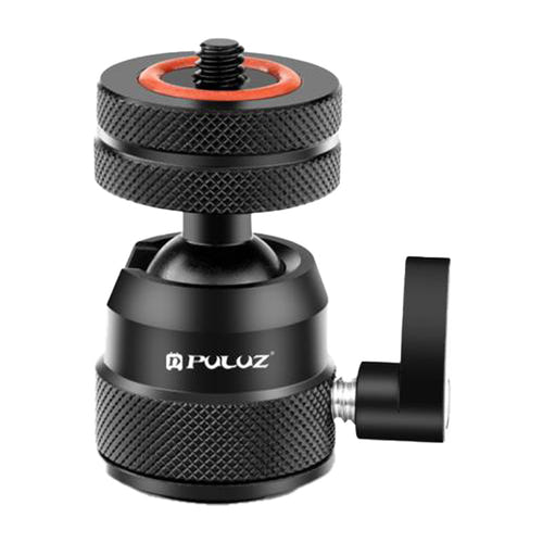 Puluz - Rotule ball multifonction PU1057B avec filetage 1/4 pouce et griffe froide (noir)