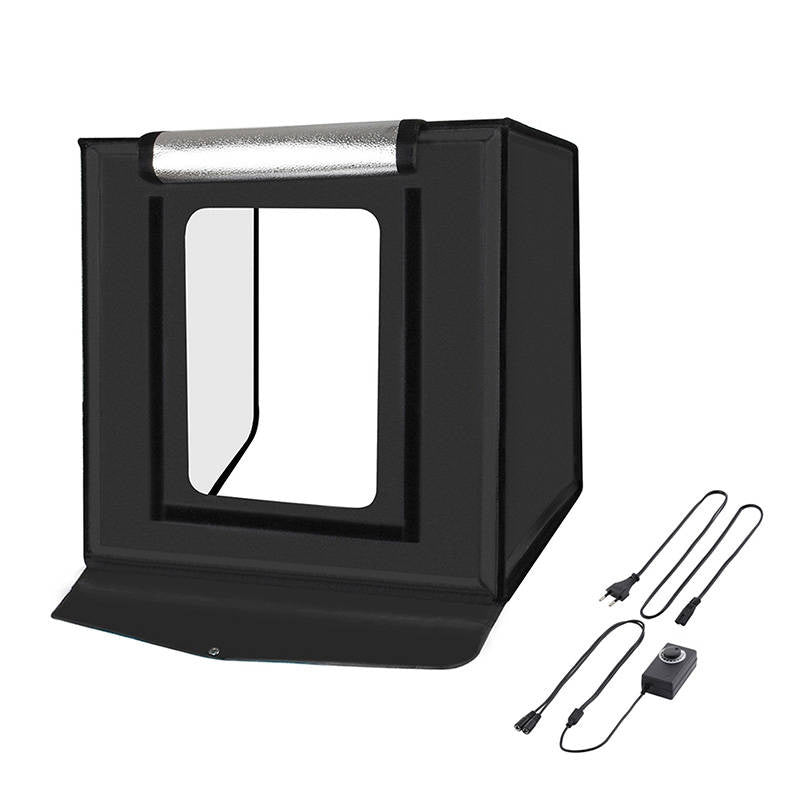 Puluz - Studio photo LED PU5040EU 40 cm 60 W avec 6 fonds (tente sans ombre) - visuel 1
