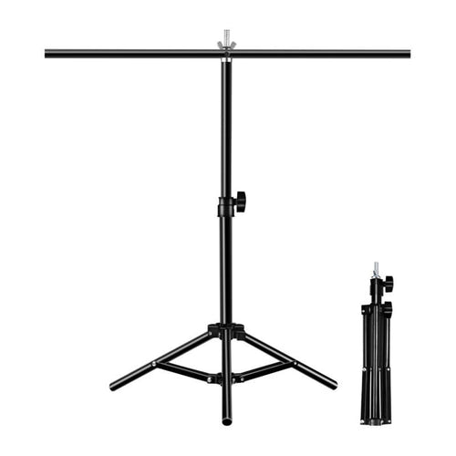 Puluz - Support de fond de table PU3054B 67 × 65 cm (noir) : base trépied détail
