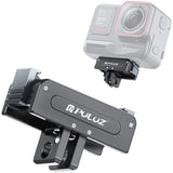 Puluz - Support magnétique en métal PU743B pour DJI Osmo Action et Osmo 360 (noir) : caméra fixée support