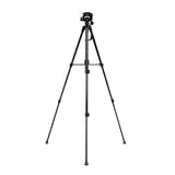 Puluz - Trépied aluminium PU3096B avec rotule 3D 360° et support smartphone (noir) : détail
