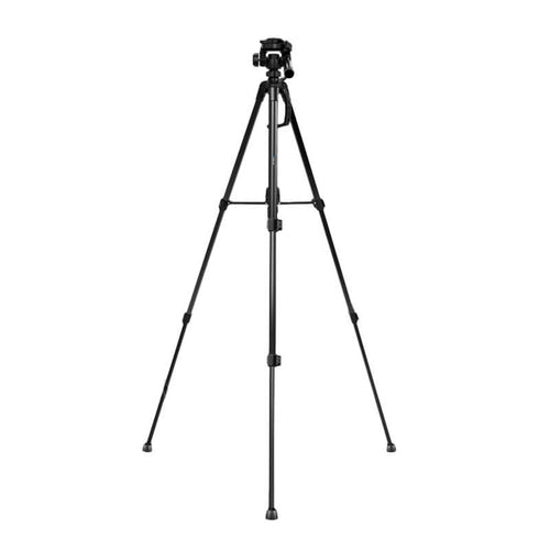 Puluz - Trépied aluminium PU3096B avec rotule 3D 360° et support smartphone (noir) : détail