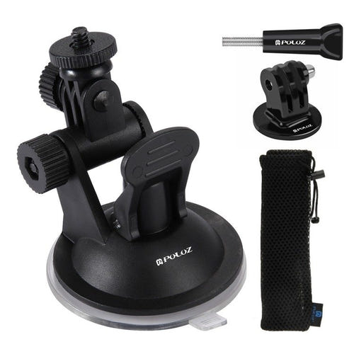 Puluz - Fixation ventouse pare-brise PU51 pour caméras sport : face